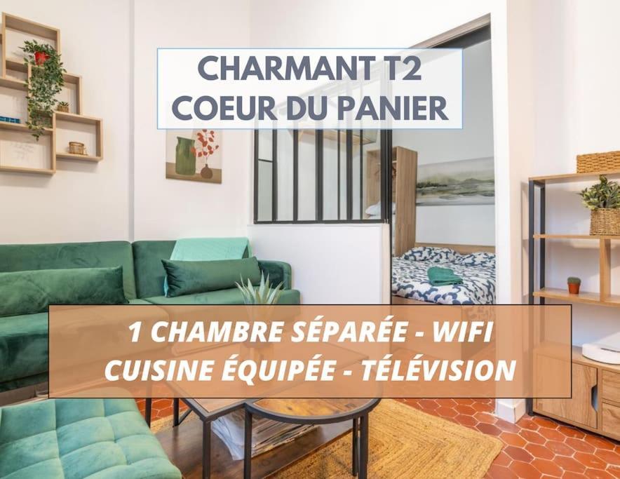 Charmant T2 Au Coeur Du Panier Marseille Exterior photo