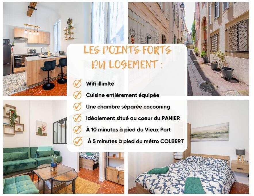 Charmant T2 Au Coeur Du Panier Marseille Exterior photo